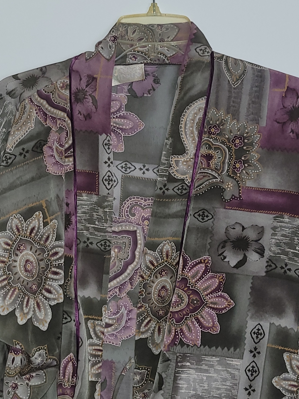 Women's Floral Patchwork Kimono Robe California Dynasty